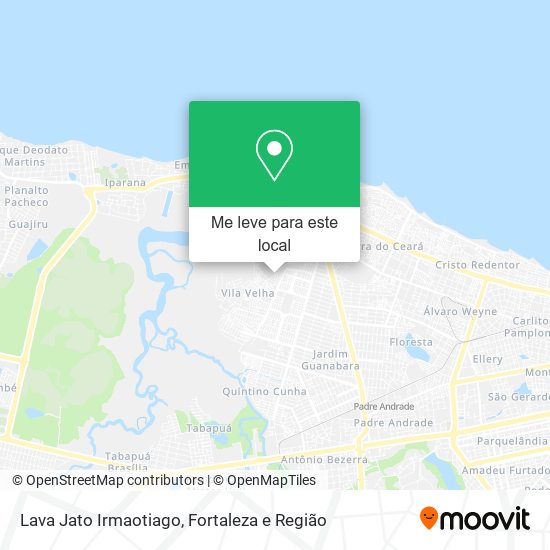 Lava Jato Irmaotiago mapa