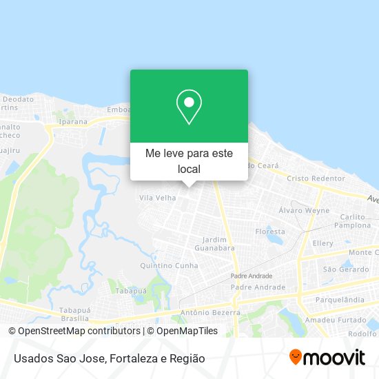 Usados Sao Jose mapa