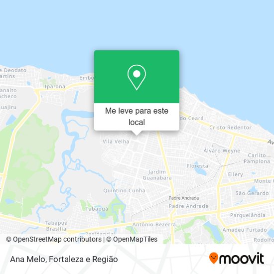 Ana Melo mapa