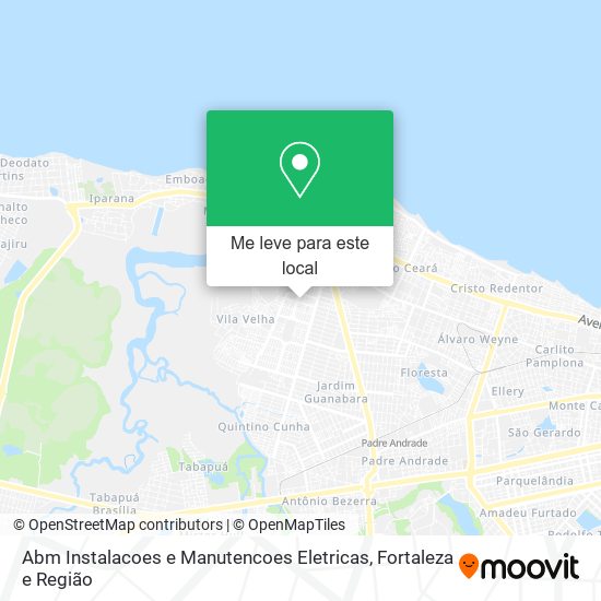 Abm Instalacoes e Manutencoes Eletricas mapa