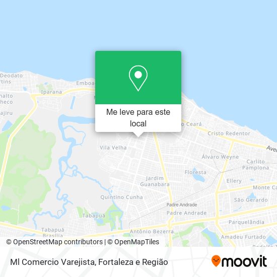 Ml Comercio Varejista mapa