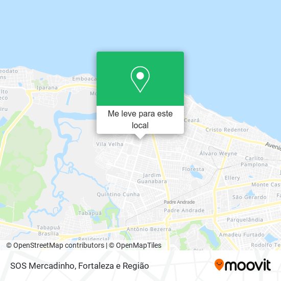 SOS Mercadinho mapa