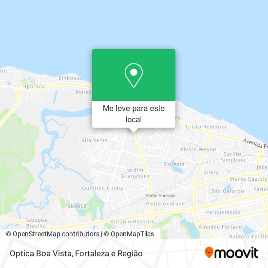 Optica Boa Vista mapa