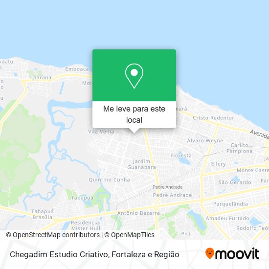 Chegadim Estudio Criativo mapa