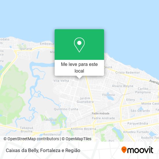 Caixas da Belly mapa