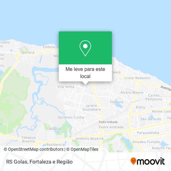 RS Golas mapa