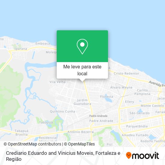 Crediario Eduardo and Vinicius Moveis mapa