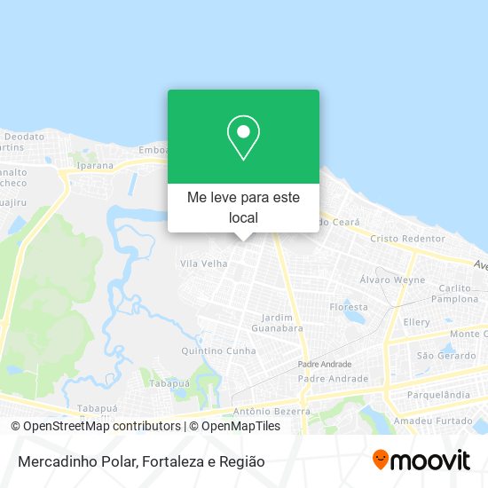 Mercadinho Polar mapa