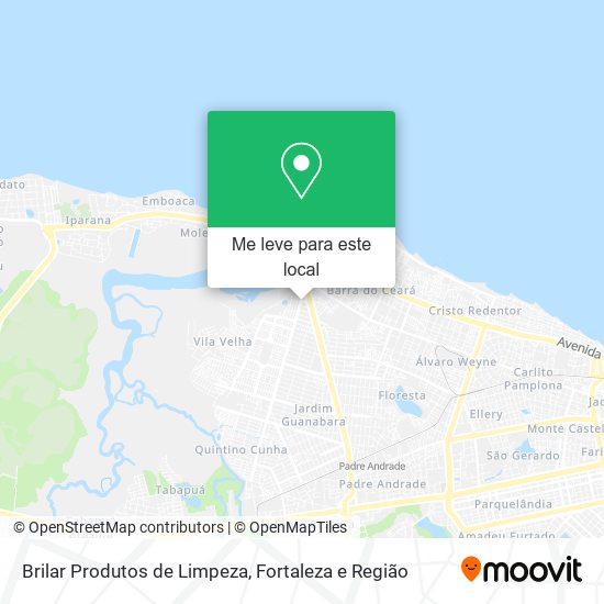 Brilar Produtos de Limpeza mapa