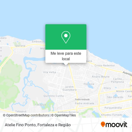 Atelie Fino Ponto mapa