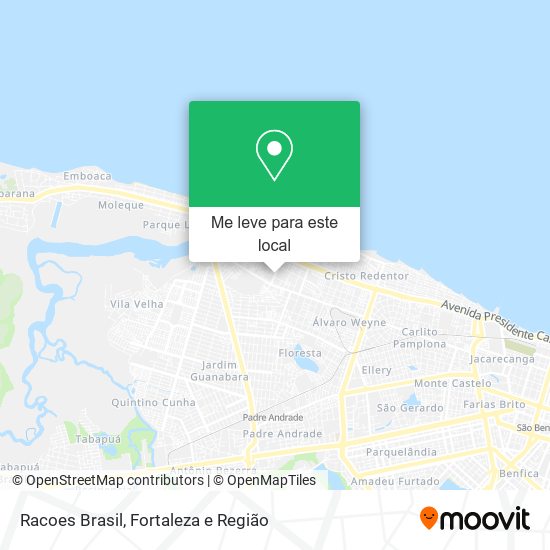 Racoes Brasil mapa