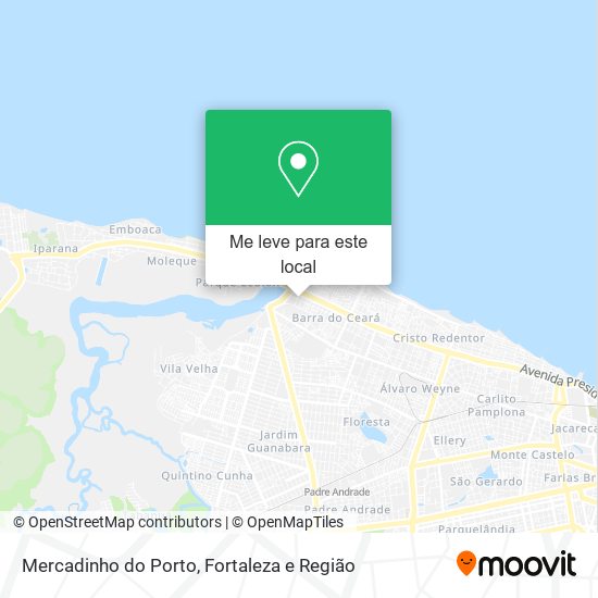 Mercadinho do Porto mapa
