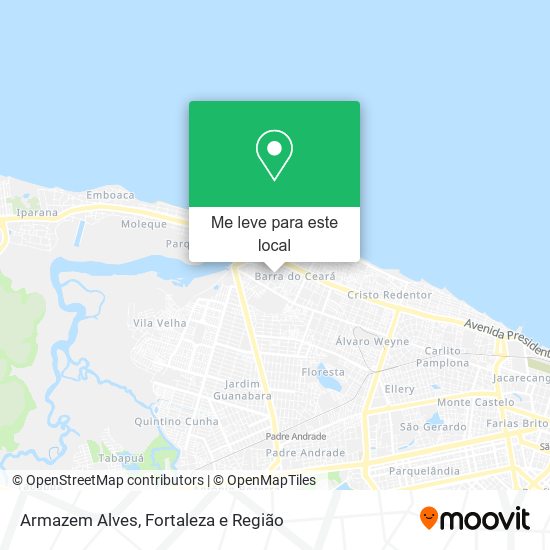 Armazem Alves mapa