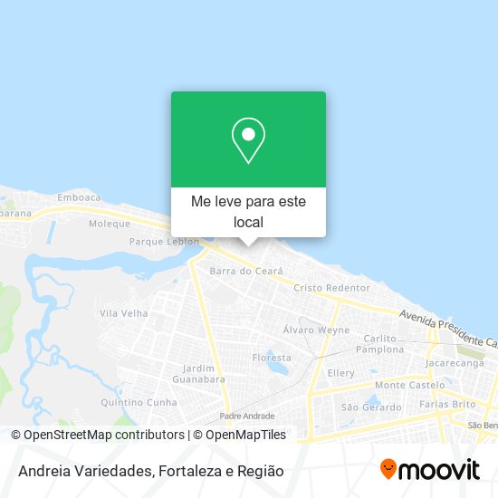 Andreia Variedades mapa