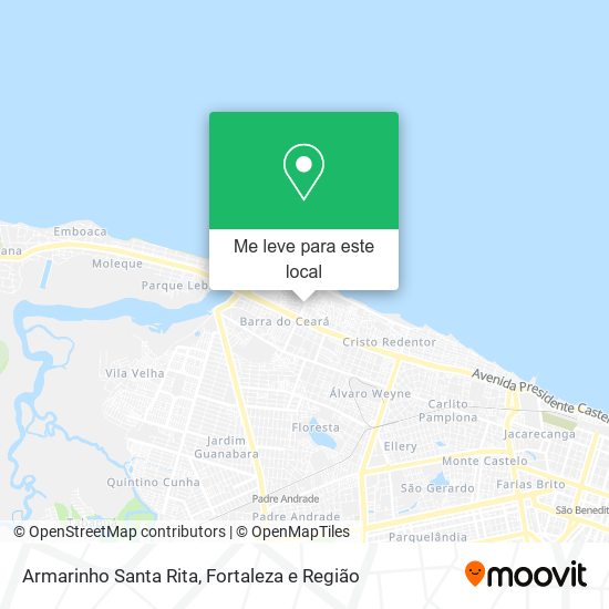 Armarinho Santa Rita mapa