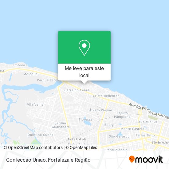 Confeccao Uniao mapa