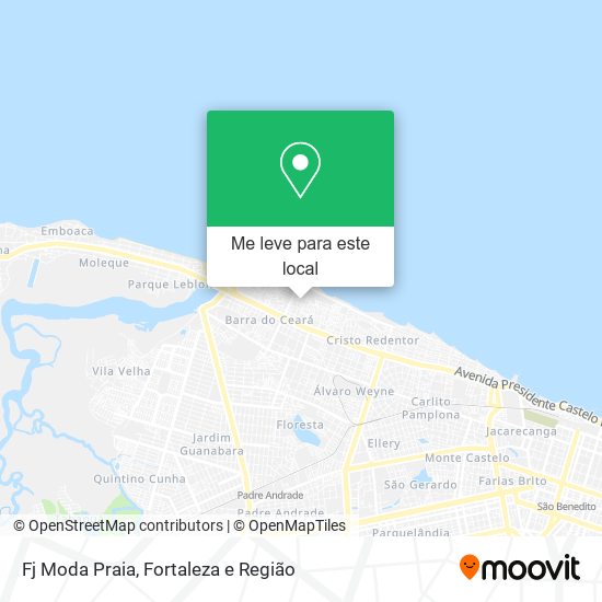 Fj Moda Praia mapa