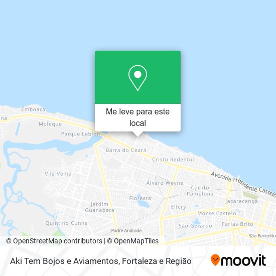 Aki Tem Bojos e Aviamentos mapa