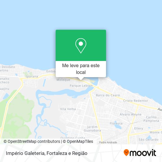 Império Galeteria mapa