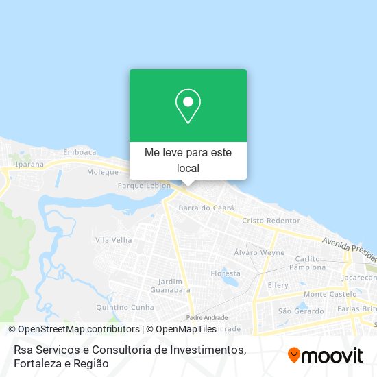 Rsa Servicos e Consultoria de Investimentos mapa