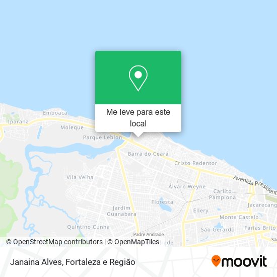 Janaina Alves mapa