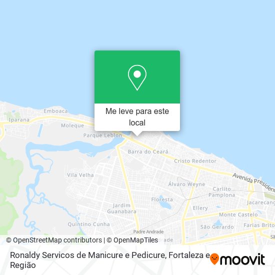 Ronaldy Servicos de Manicure e Pedicure mapa