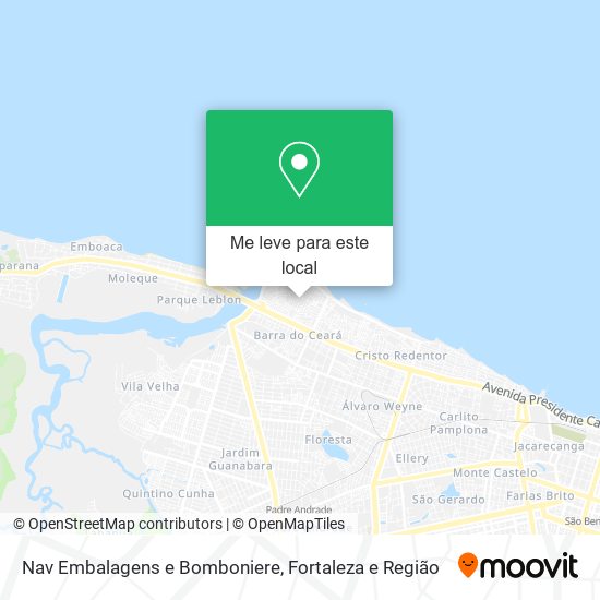 Nav Embalagens e Bomboniere mapa