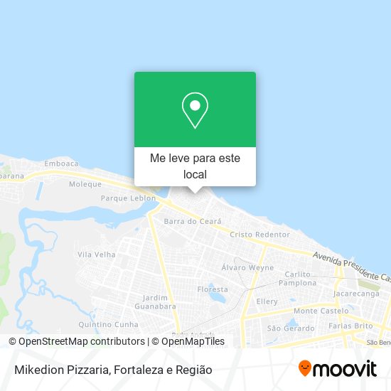 Mikedion Pizzaria mapa