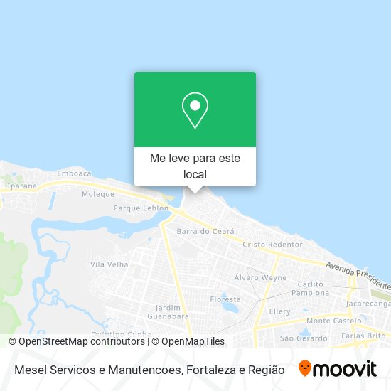 Mesel Servicos e Manutencoes mapa