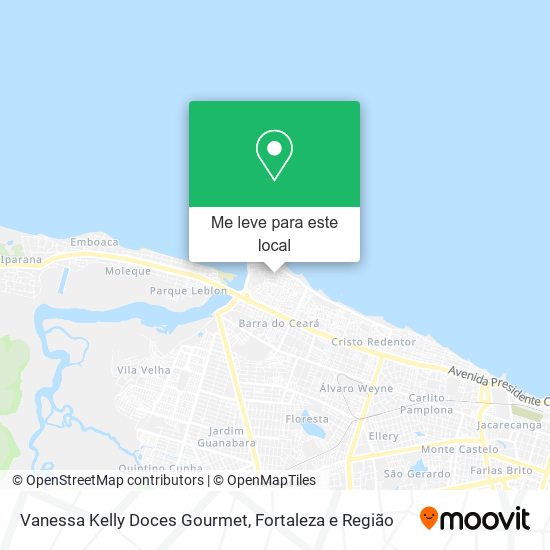 Vanessa Kelly Doces Gourmet mapa