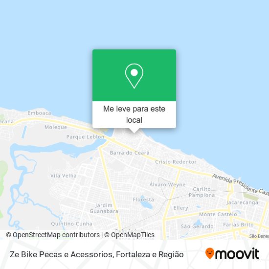 Ze Bike Pecas e Acessorios mapa