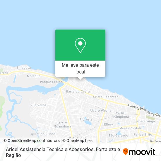 Aricel Assistencia Tecnica e Acessorios mapa