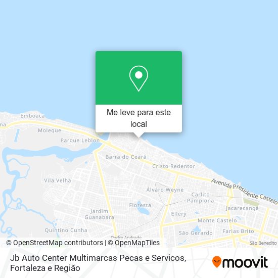 Jb Auto Center Multimarcas Pecas e Servicos mapa