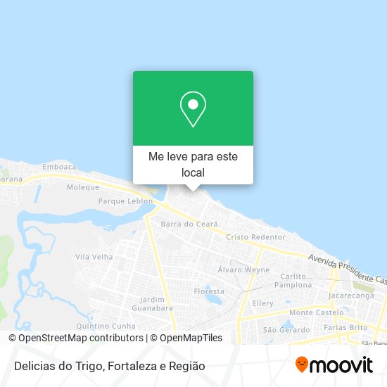 Delicias do Trigo mapa