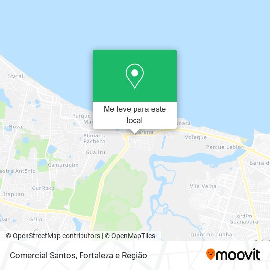 Comercial Santos mapa