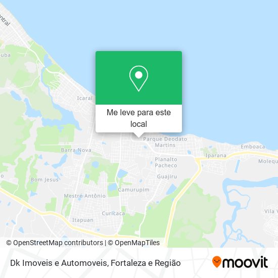 Dk Imoveis e Automoveis mapa