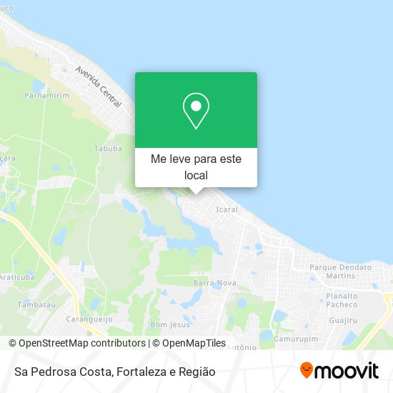 Sa Pedrosa Costa mapa