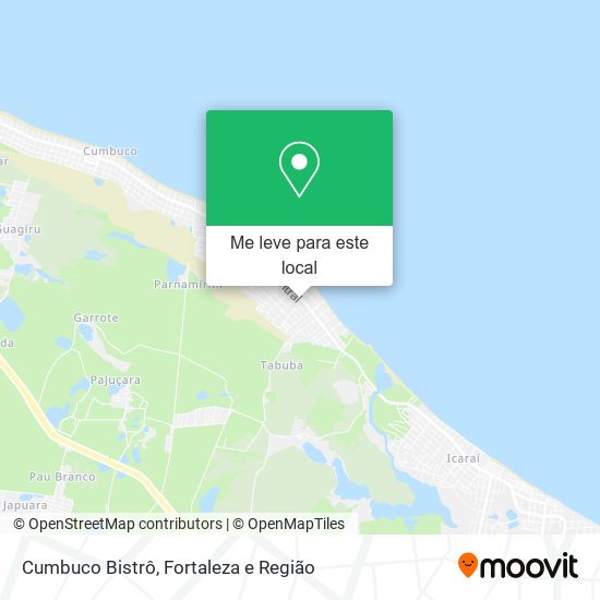 Cumbuco Bistrô mapa