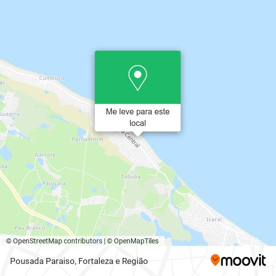 Pousada Paraiso mapa