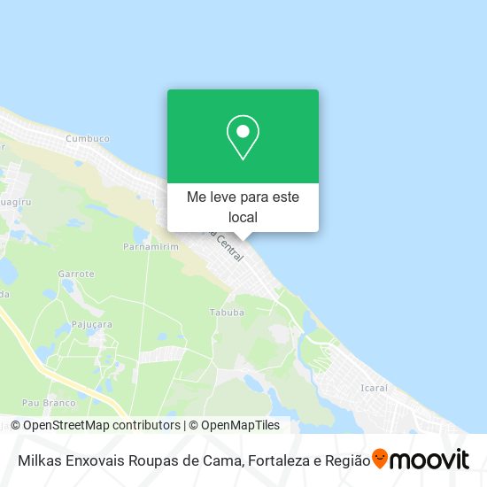 Milkas Enxovais Roupas de Cama mapa