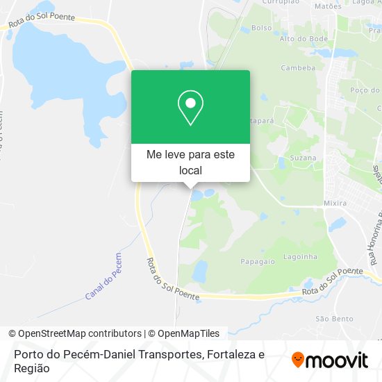 Porto do Pecém-Daniel Transportes mapa