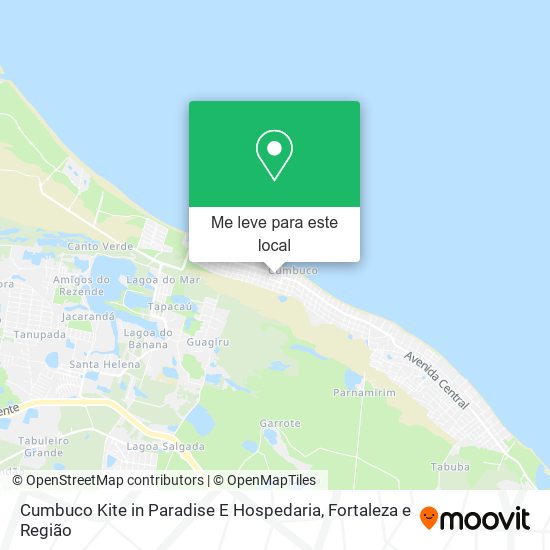 Cumbuco Kite in Paradise E Hospedaria mapa