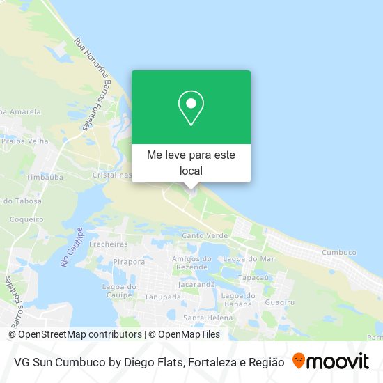 VG Sun Cumbuco by Diego Flats mapa
