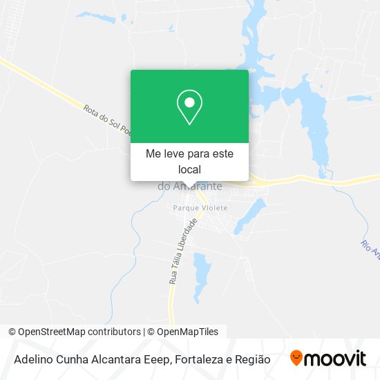 Adelino Cunha Alcantara Eeep mapa