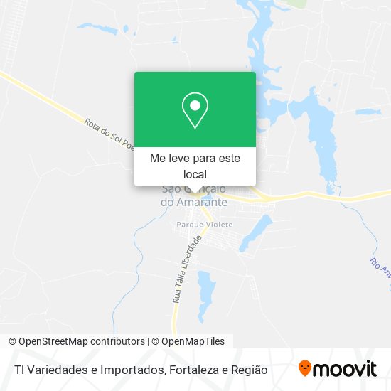 Tl Variedades e Importados mapa