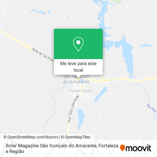 Solar Magazine São Gonçalo do Amarante mapa