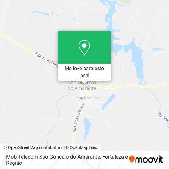 Mob Telecom São Gonçalo do Amarante mapa