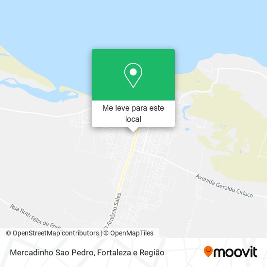 Mercadinho Sao Pedro mapa