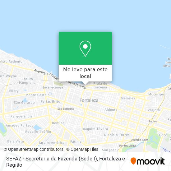 SEFAZ - Secretaria da Fazenda (Sede I) mapa