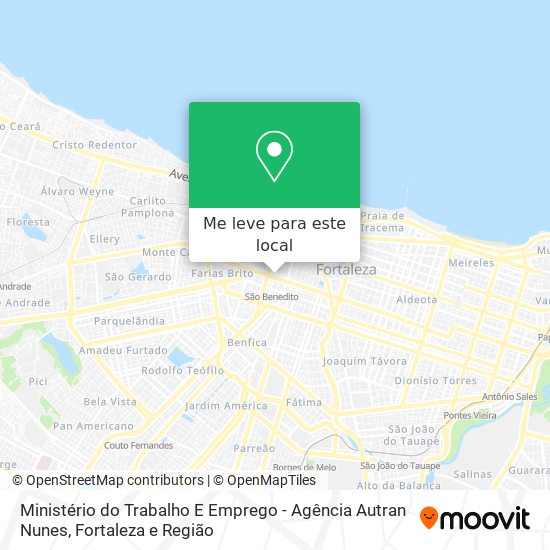 Ministério do Trabalho E Emprego - Agência Autran Nunes mapa